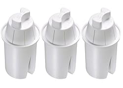 Culligan PR-3U Level 2 Universal Pitcher Filter Replacement, 3-Pack