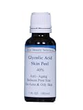 (1 oz / 30 ml) GLYCOLIC Acid 40% Skin Chemical Peel Unbuffered Alpha Hydroxy (AHA) For Acne, Oily Skin, Wrinkles, Blackheads, Large Pores & More (from Skin Beauty Solutions) Reviews 31rPVXnYAOL. SL160 (1 oz / 30 ml) GLYCOLIC Acid 40% Skin Chemical Peel Unbuffered Alpha Hydroxy (AHA) For Acne, Oily Skin, Wrinkles, Blackheads, Large Pores & More (from Skin Beauty Solutions) Reviews