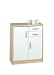 Maja 49025835 Kommode 72,8 x 87,6 x 37 cm Ahorn/Weiß/Lack-Optik