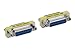 Kentek Mini DB15 15 Pin Female to Female F/F for PC MAC VGA Mini Adapter Gender Changer Coupler D-Sub