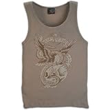 Ed Hardy Basic Ribbed Tank - Men's ( sz. L, Bark )