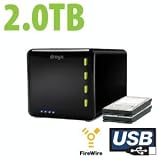 2TB Drobo Bundle - Drobo 4bay FireWire 800 & USB 2.0 Storage Enclosure Bundled with 2 x 1TB 7200RPM
