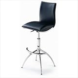 Barstool 60 Adjustable Barstool in Black
