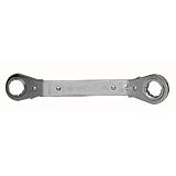 Wright Tool 9428 3/4-Inch by 7/8-Inch Nominal Size Ratcheting Box Wrench Set 12 Point Offset Reversi