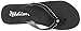 cobian Women's Cartier Skinny Bounce Flip Flop, Black, 8 M US