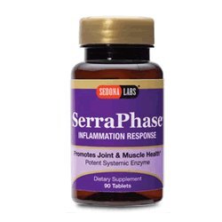 Sedona Labs Serraphase, Inflammation Response Tablets, 90-Count