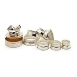 Assorted Fluted Cutters- set of eleven