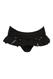 Torrid Plus Size Black Ruffle Bow Skirt Swim Bottom