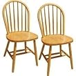 2 Solid Wood Dining Chairs By Winsome Furniture