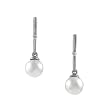 Sterling Silver Freshwater Pearl Dangling Earrings
