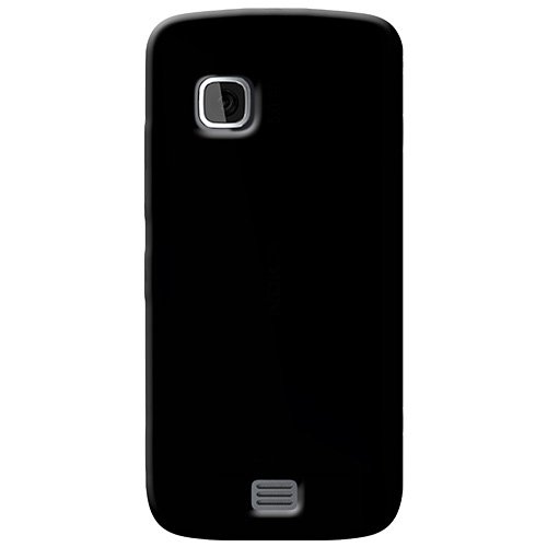 Amzer Soft Gel TPU Gloss Skin Case for Nokia C5-03 - 1 Pack - Frustration-Free Packaging - Blac- black friday deal