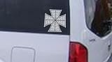 Chopper Spider Web Maltese Cross Biker Car Window Wall Laptop Decal Sticker all sizes
