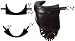 Leather Pool Table Pockets - Cordovan with Cordovan Shield (Set of 6)