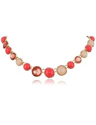 Napier "Sea Bubbles" Gold-Tone Coral Collar Necklace, 19"