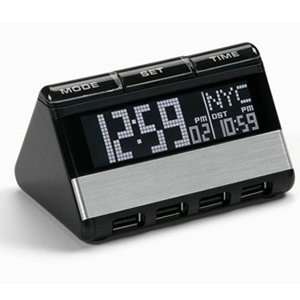 World Travel Clock Usb Oregon Scientific