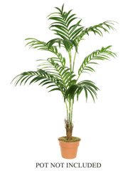 7' Decorative Artificial Tropical Kentia Palm Tree