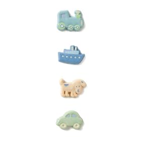 KEEPSAKE BRADS 16PK BABY BOY by Alvin