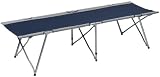 Design Feldbett (klein faltbar, stabil, mit Tragetasche, hohe Tragfähigkeit, Liege)
