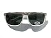 Bomb the Base Vintage Rectangle Square WHITE SNAKE-Print Retro 80's Hip Hop Rap Sunglasses / Mens and Womens (Similar-Looking to EK Emmanuelle Khanh Sunglasses)