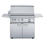 Lynx Gas Grills 36 Inch Natural Gas Grill On Cart With 1 ProSear Burner And Rot L36PSFR-1-NG