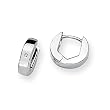Diamond and Sterling Silver Earrings