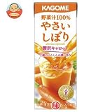 カゴメ やさいしぼり 贅沢キャロット 200ml紙パック×24本入