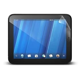 HP TouchPad Clear LCD Anti-Scratch Screen Protector Shield - 4-in-1 Pack - By iTechCover
