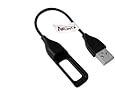 Afunta USB Charging Charge Cable Wire for Fitbit Flex Band Wireless Activity Bracelet Charge - 0.59FT (Black)