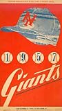 New York Giants 1957 Baseball Program And Scorecard
