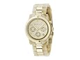MICHAEL Michael Kors Watch, Women`s Goldtone Mixed Metal and Horn Acrylic Bracelet MK5139