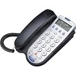 JWin Corded Telephone With Callwaiting Caller ID And Speakerphone - Black