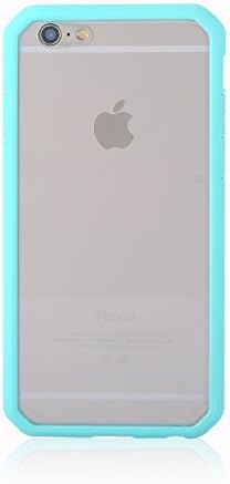 iphone 6 case, Simple Innovation *Bumper Protection Series* Air Cushion Technology Bumper Case with Clear Back Panel, Anti-Slip, Shock Resistant, Scratch Resistant, -complete protection Bumper Case for iPhone 6 (4.7) (Mint)