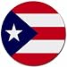 Puerto Rico Flag Round Mouse Pad