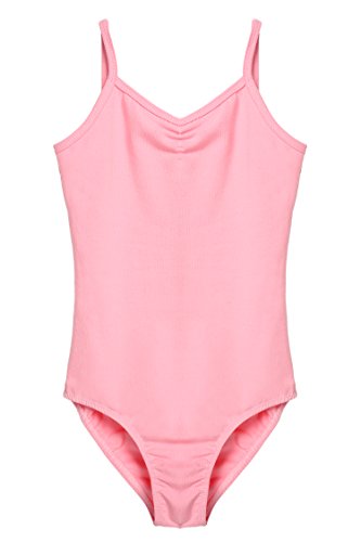 Arshiner Girls' Classics Strap Slim Solid Backless Camisole Leotard