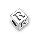 Bling Jewelry 925 Sterling Silver Block Letter R title=