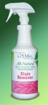 All-Natural Stain Remover; Works on hard surfaces or carpet;32 oz. (946mL)