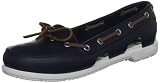 [クロックス] Crocs Beach Line Boat Shoe W 14261-462-460 Navy/White (ネイビー/ホワイト/W8)