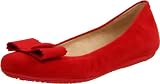 Stuart Weitzman Women's Kiko Flat,Red Suede,8 M US