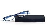 No Nonsense Designer Reading Glasses with FREE Coordinated Case by Cinzia Designs -- 4 Colors! by