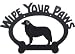 Wipe Your Paws Sign - Bernese Mountain Dog
