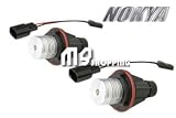 NOKYA High Power Angel Eye Light 3W LED 6000K HID White replacement bulbs for BMW E39/E53/E60/E61/E64/E65/E66/E87 models.