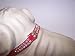 Kitchen & Housewares : Heidi Vinyl Dog Collar 10in Red 94P