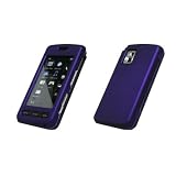 31rRIRTQyGL. SL160  Premium Purple Rubberized Snap On Cover Hard Case Cell Phone Protector for LG Vu CU920