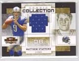 2009 Donruss Threads Rookie Collection Materials #10 Matthew Stafford - Detroit Lions (Piece of Authentic Jersey - Serial #d to 500) (Football Cards)