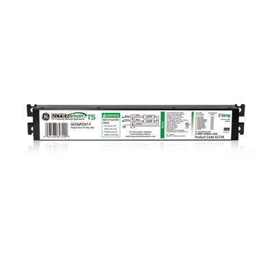  GE UltraStart GE254PS347-F - 62729 T5HO Programmed Start Ballast 