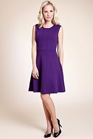 Petite Sleeveless Panelled Skater Dress