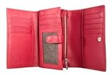 LEATHER WOMEN'S WALLET EURO with ID HOLDER PURSE
