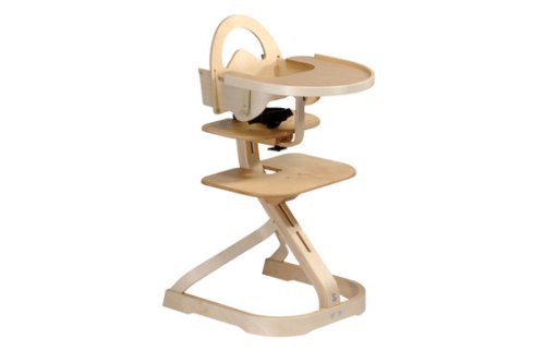 Svan High Chair in Natural Wood