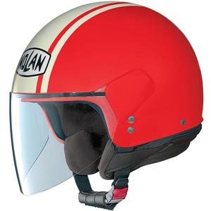 Nolan N30 Flashback Plus Half Helmet - X-Large/Flat Red/Creme Nolan N30 Flashback Plus Half Helmet - X-Large/Flat Red/Creme