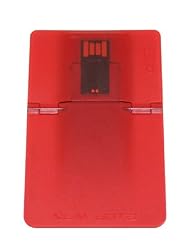 Slim Data 4GB USB Card - Red